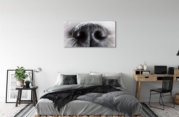 Obraz na plátne psie ňufák 100x50 cm