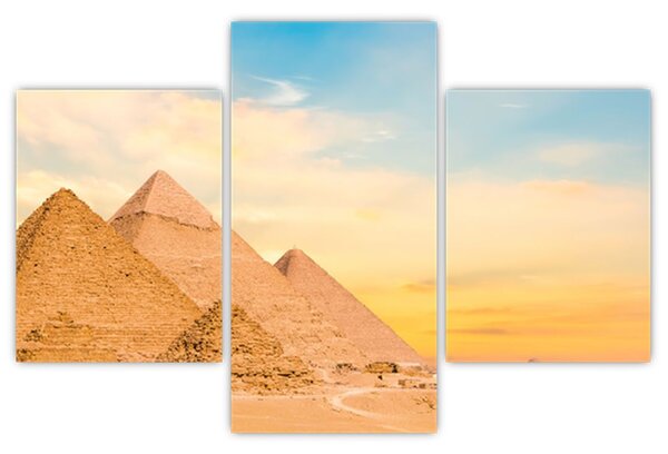 Obraz egyptských pyramíd (90x60 cm)