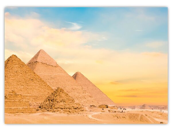 Obraz egyptských pyramíd (70x50 cm)