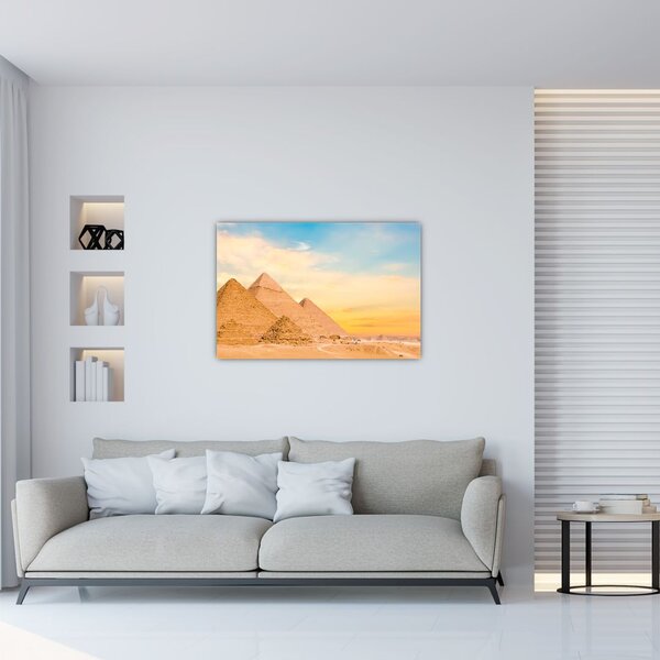 Obraz egyptských pyramíd (90x60 cm)