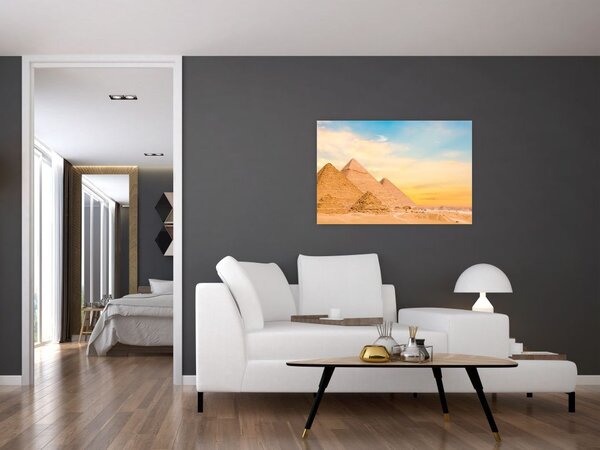 Obraz egyptských pyramíd (90x60 cm)