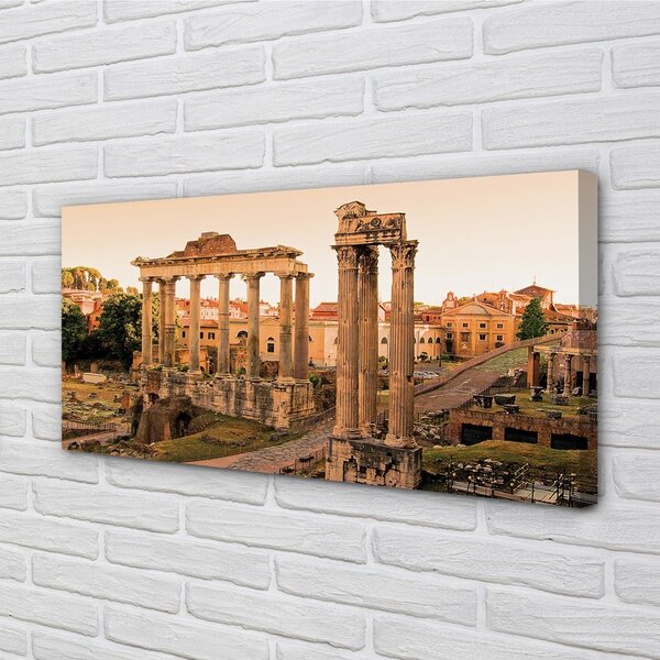 Obraz na plátne Rím Roman Forum svitania 100x50 cm