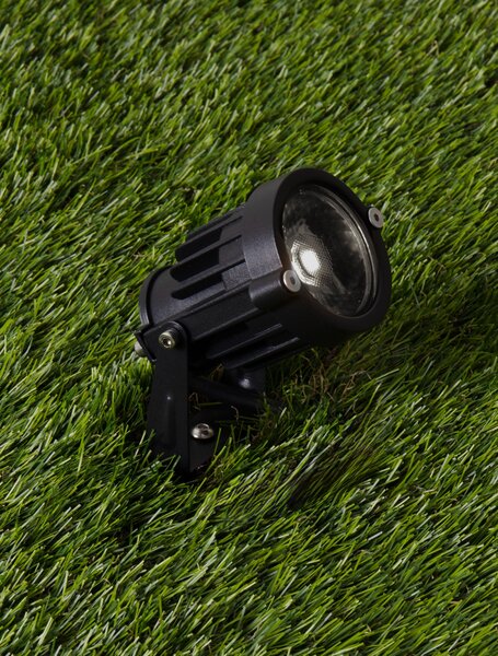 Vonkajšia stojaca lampa Quick pieskovo čierna 7 W