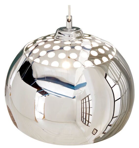 Estila Moderné dizajnové závesné svietidlo Chrome Ball