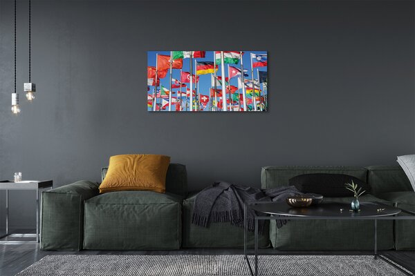 Obraz canvas vlajka 100x50 cm