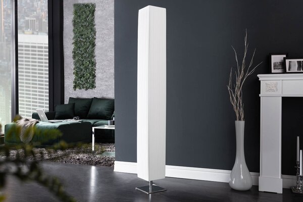 Estila Štýlová moderná stojaca lampa Paris 160cm biela