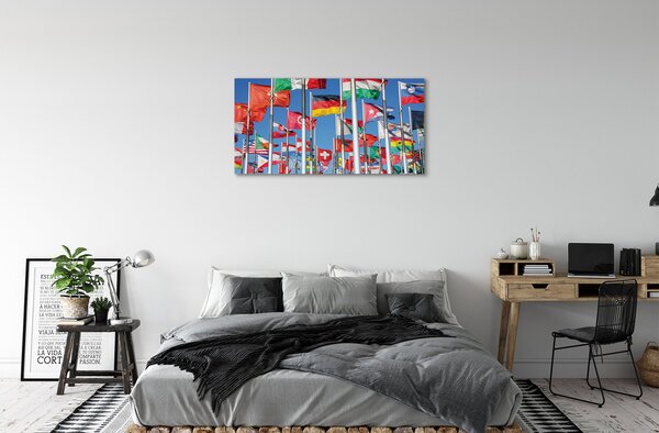 Obraz canvas vlajka 100x50 cm