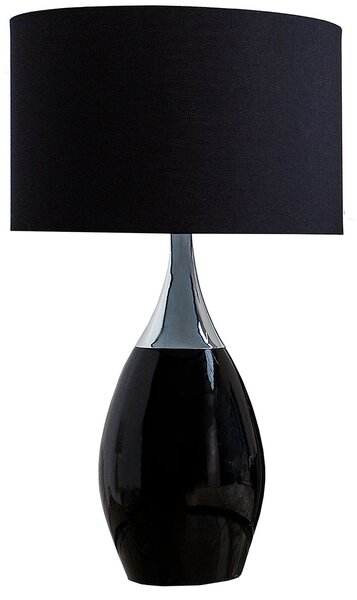 Estila Moderná štýlová stolná lampa Carla 60cm čierna