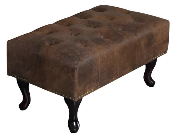 Estila Luxusná taburetka Chesterfield Antik Look