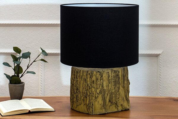 Estila Dizajnová originálna stolná lampa Tara 40cm čierna