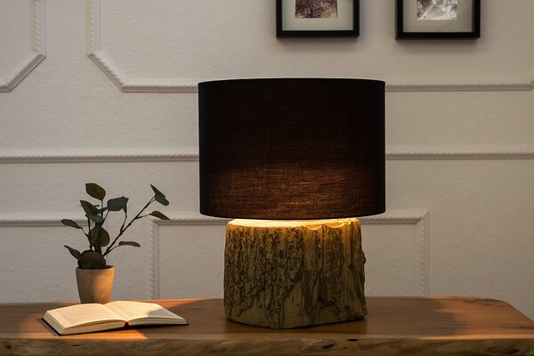 Estila Dizajnová originálna stolná lampa Tara 40cm čierna