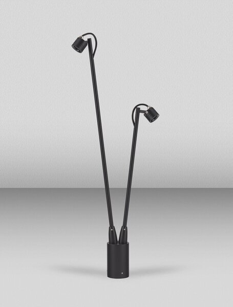 Vonkajšia stojaca lampa Sento tmavo antracitová 6 W