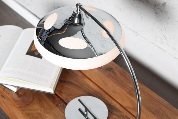 Estila Luxusná moderná dizajnová stolná lampa Luna logo