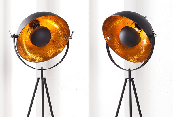 Estila Dizajnová originálna stojaca lampa Studio 140cm zlatá