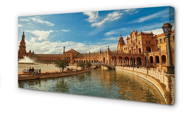 Obraz na plátne architektúra Spain Old Market 100x50 cm