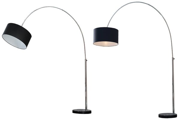 Estila Luxusná štýlová stojaca lampa Big Bow čierna