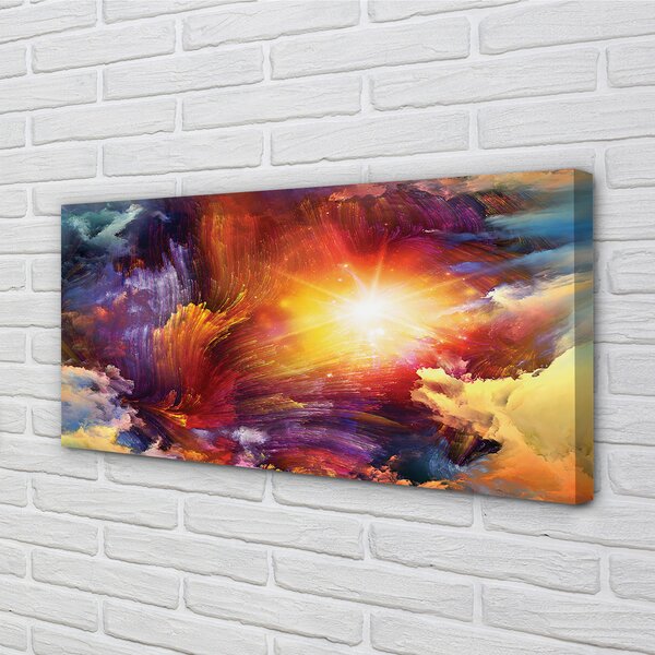 Obraz na plátne Abstraktné fraktálne vzory 100x50 cm
