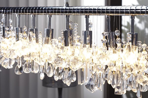 Estila Luxusné jedinečné závesné svietidlo Diamond