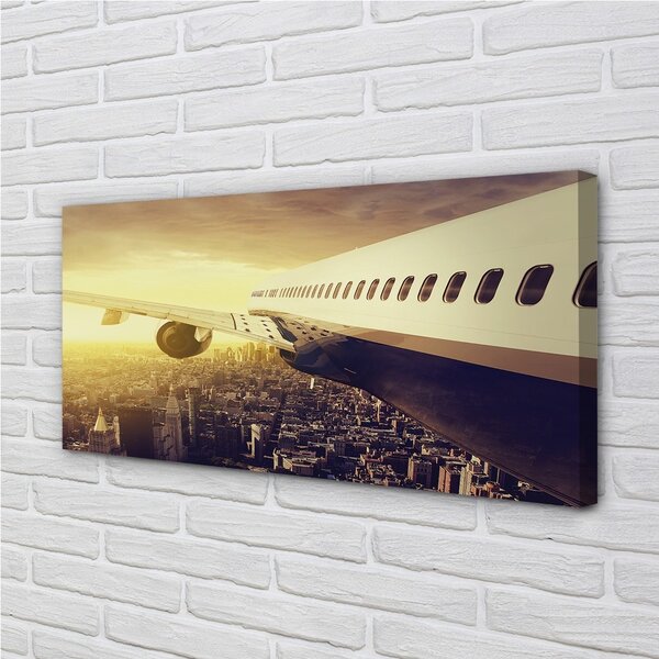 Obraz canvas Lietadlo City West 100x50 cm