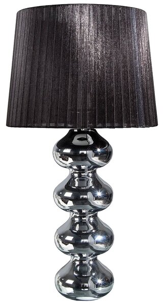 Estila Luxusná moderná stolná lampa Mia čierna