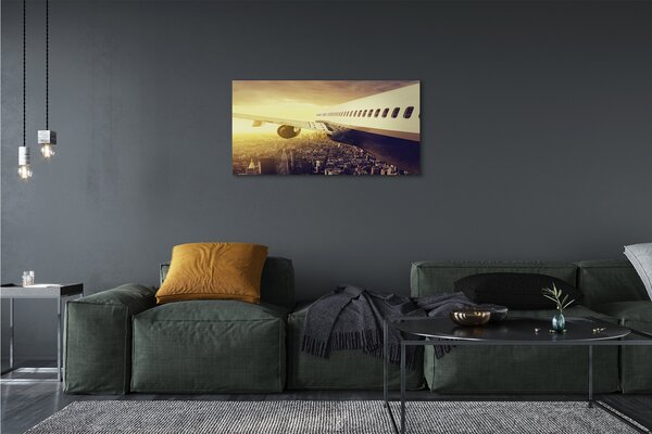 Obraz canvas Lietadlo City West 100x50 cm