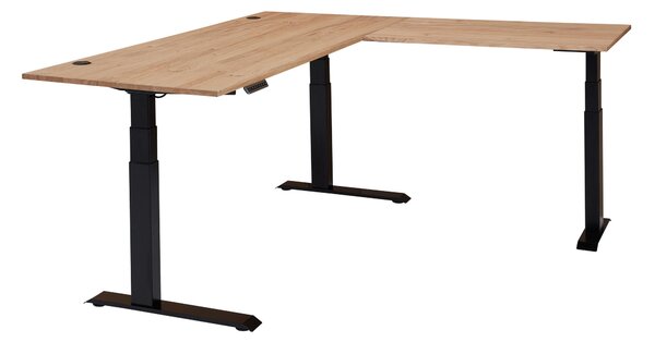ROHOVÝ PÍSACÍ STÔL, dub artisan, 185/177/64-129 cm P & B - Online Only kancelárie, Online Only