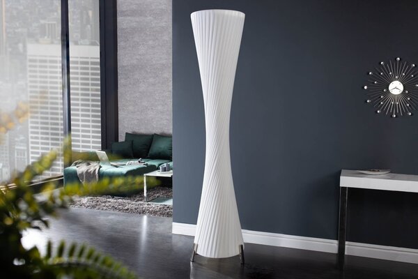 Estila Luxusná moderná stojaca lampa Helix L 160cm biela