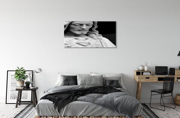 Obraz na plátne socha Ježiša 100x50 cm