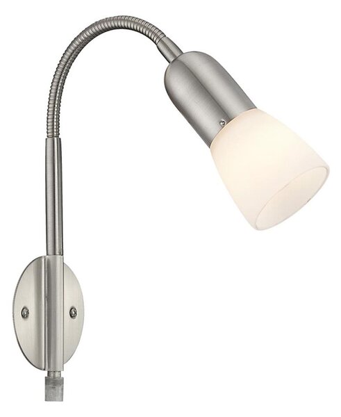 GLOBO 5453-1W - Flexibilná lampička 1xE14/40W/230V