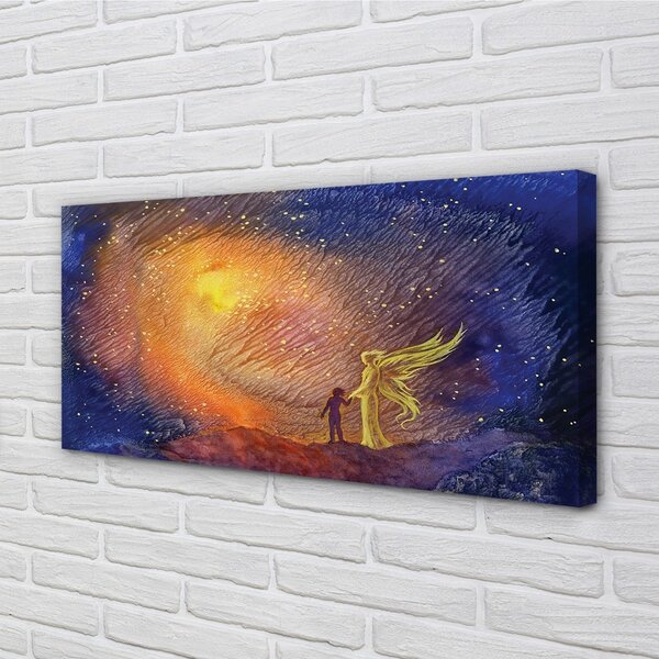 Obraz canvas man sky 100x50 cm
