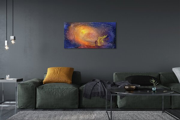 Obraz canvas man sky 100x50 cm