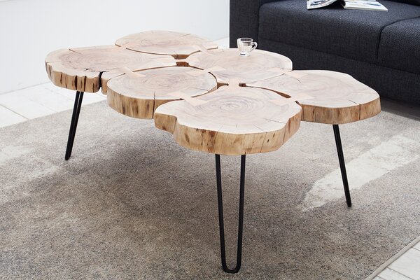 Estila Štýlový jedinečný konferenčný stolík Terra II 115cm