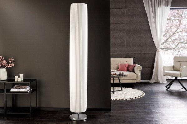 Estila Moderná elegantná stojaca lampa Salone 200cm biela