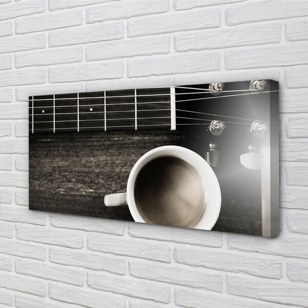 Obraz canvas coffee gitara 100x50 cm