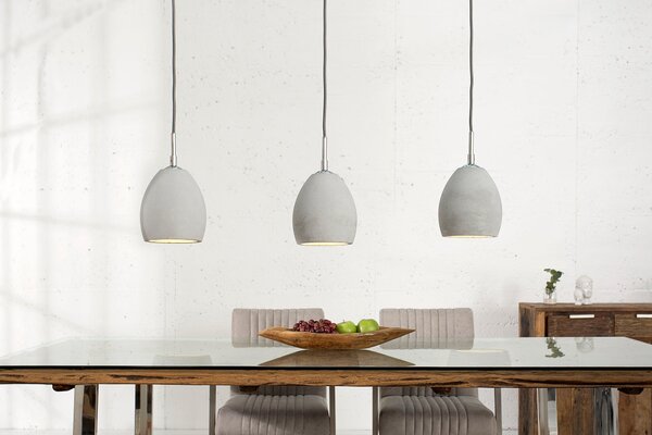 Estila Štýlová závesná lampa Cement