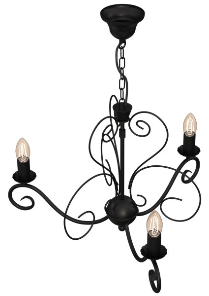 Luster na reťazi MAURO 3xE14/60W/230V