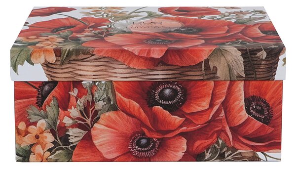 Porcelánová šálka s podšálkou Poppies 270 ml sada 2ks