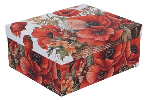 Porcelánová šálka s podšálkou Poppies 270 ml sada 2ks