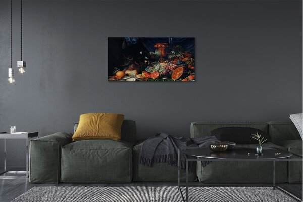 Obraz canvas ovocie Zátišie 100x50 cm