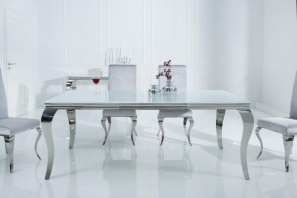 Estila Luxusný jedálenský stôl Modern Barock 180 cm biely