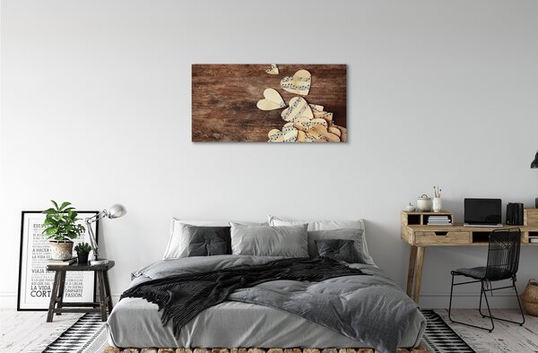 Obraz canvas srdce 100x50 cm