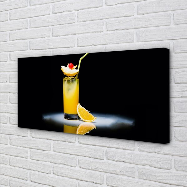Obraz canvas orange koktail 100x50 cm