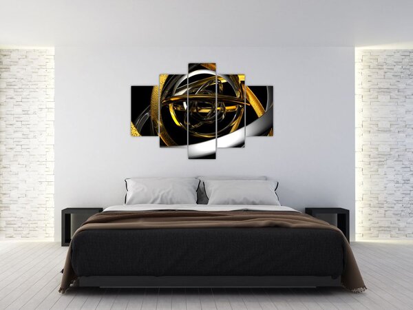 Obraz modernej abstrakcie (150x105 cm)