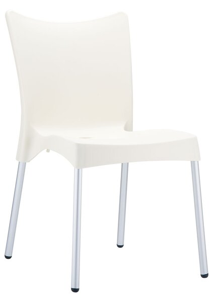Plastová stolička Juliette - Krémová