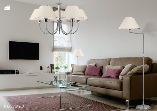 Jupiter 1583 - BG G CH - Stolná lampa BEGAMO E27/60W
