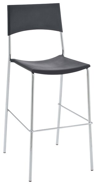Barová stolička Grosseto - Čierna