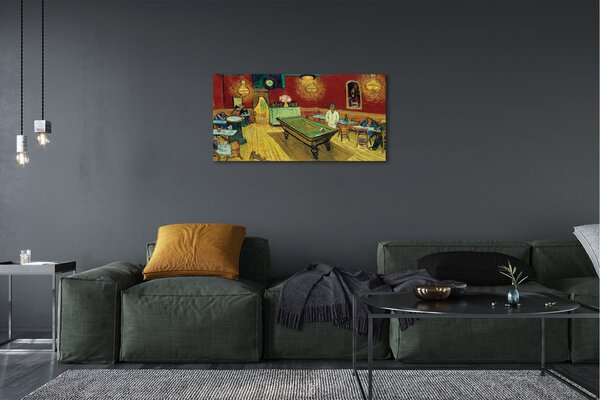 Obraz canvas Nočná kaviareň - Vincent Van Gogh 100x50 cm