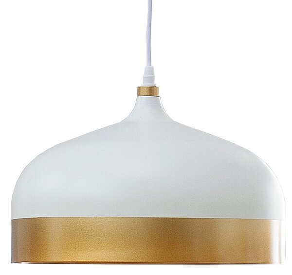 Estila Dizajnová závesná lampa Modern Chic II bielo-zlatá