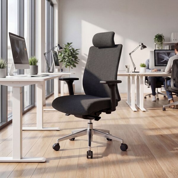 Ergonomická kancelárska stolička čierna VECTOR