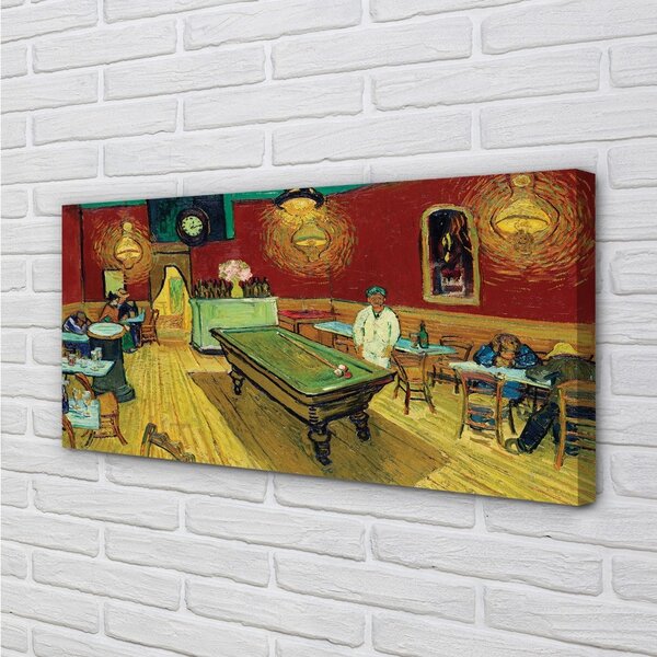 Obraz canvas Nočná kaviareň - Vincent Van Gogh 100x50 cm